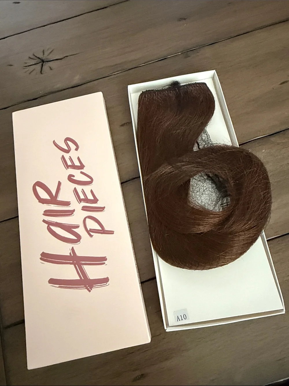 18” Dark Brown #4 Halo Fishwire Clip-In Human Hair Extension 1pc #033